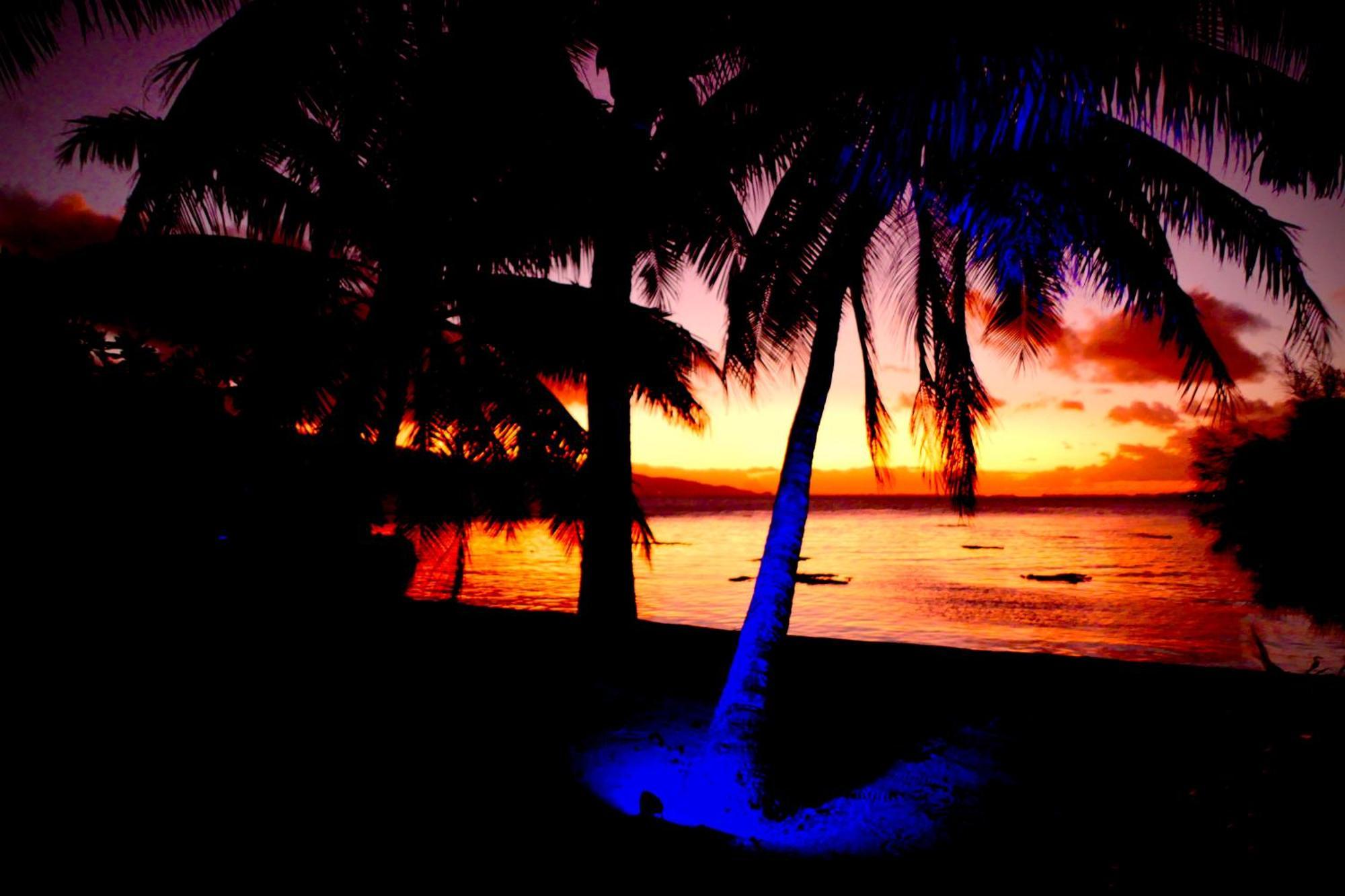 Hotel Eden Private Island Tahaa Patio  Exterior foto